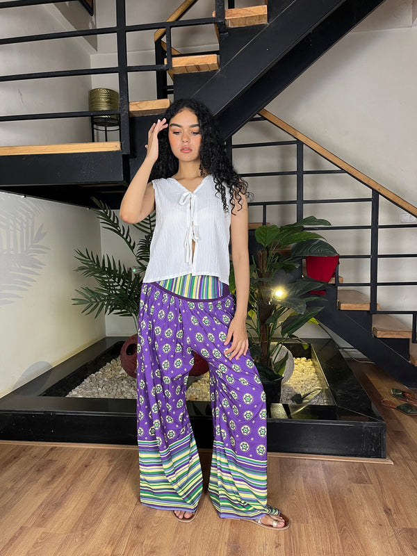 FLORINA  PANTS purple