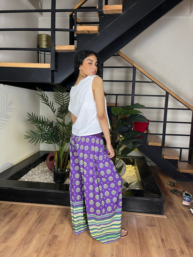 FLORINA  PANTS purple