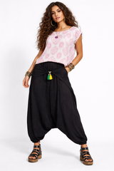 TIDA White & Pink Top