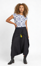 TIDA White & Black Top