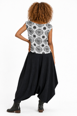 TIDA White & Black Top