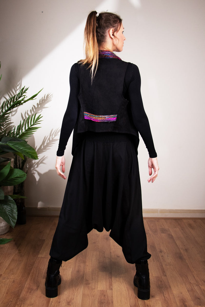 black boho pants bedouin SHERWAL fashion store Egypt